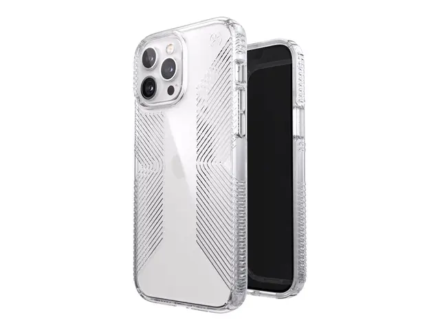 Speck Presidio Perfect-Clear Grip - Baksidedeksel for mobiltelefon...