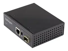 STARTECH.COM PoE+ Industrial Media Converter 60W - Media converter LWL - SM