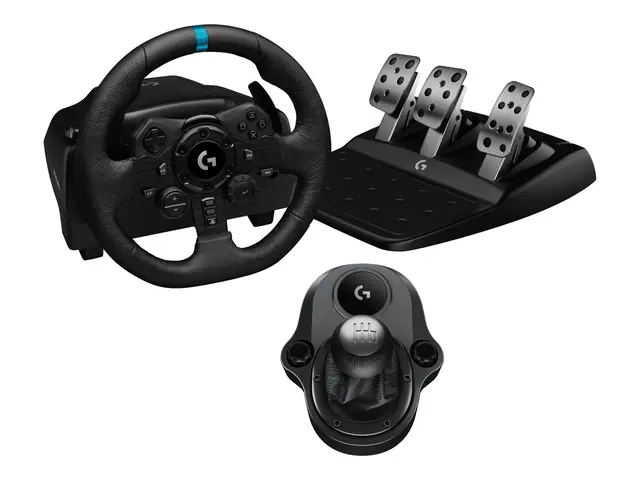 Logitech G G923 - Sett for hjul, pedaler og girskiftehevarm kablet...