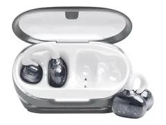 JBL Soundgear Clips - True wireless-hodetelefoner med mikrofon åpent øre - clip-on - Bluetooth - hvit