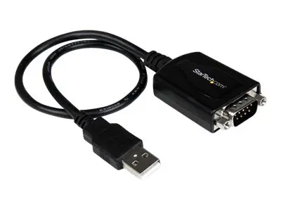 StarTech.com 1 ft USB to RS232 Serial DB9 Adapter Cable with COM R...