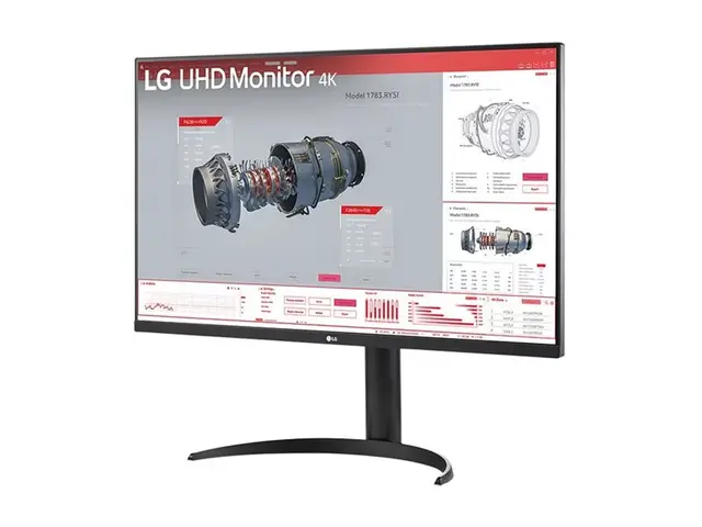 LG 32BR55UK-B - LED-skjerm 32" (31.5" synlig) 3840 x 2160 4K UHD (...