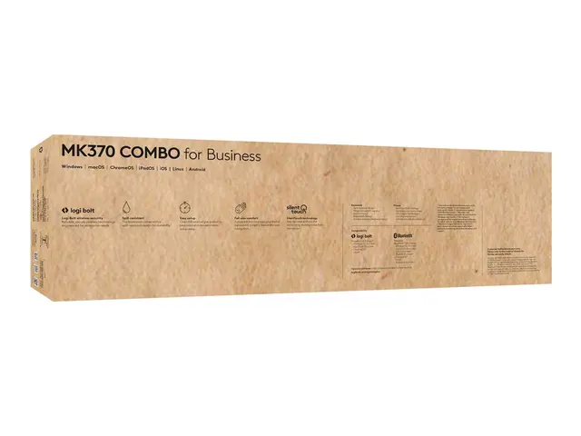 Logitech MK370 Combo for Business - Tastatur- og mussett trådløs B...