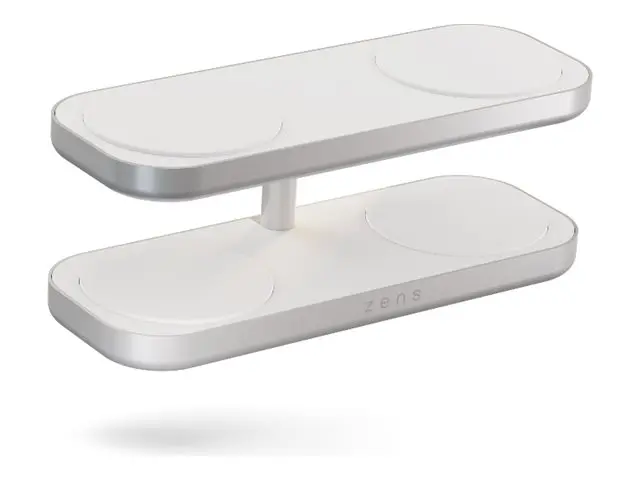 ZENS Quattro Charger Pro 4 - Trådløst ladestativ + AC-strømadapter...