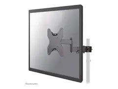 Neomounts FL40-450BL12 - Monteringssett (stangmontering) full bevegelse - for TV - svart - skjermstørrelse: 23"-42"