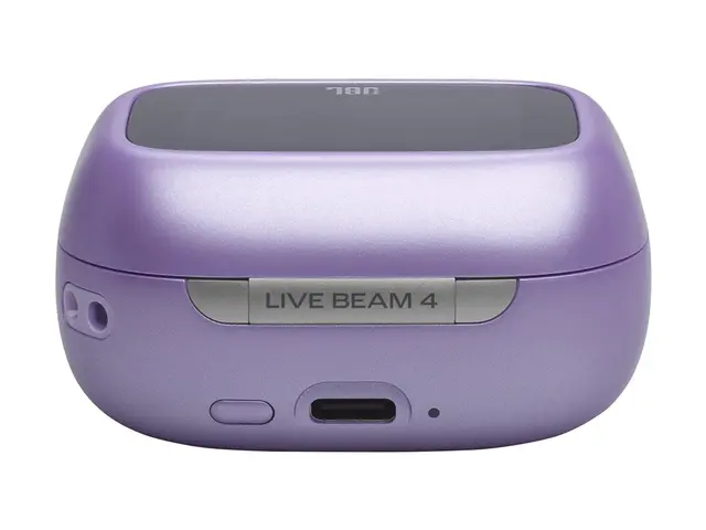 JBL LIVE Beam 4 - True wireless-hodetelefoner med mikrofon i øret - Bluetooth - aktiv støydemping - purpur 