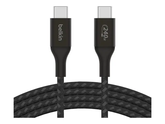 Belkin BoostCharge - USB-kabel USB-C (hann) til USB 2.0 1 m opp 24...