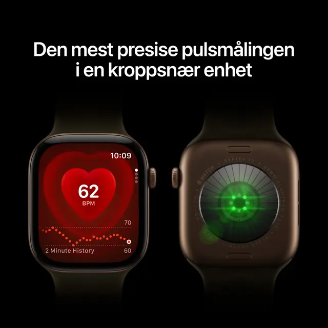 Apple Watch Series 12 GPS 46mm Dark Bronze Aluminium Case with Dark Bronze Milanese Loop S/M 