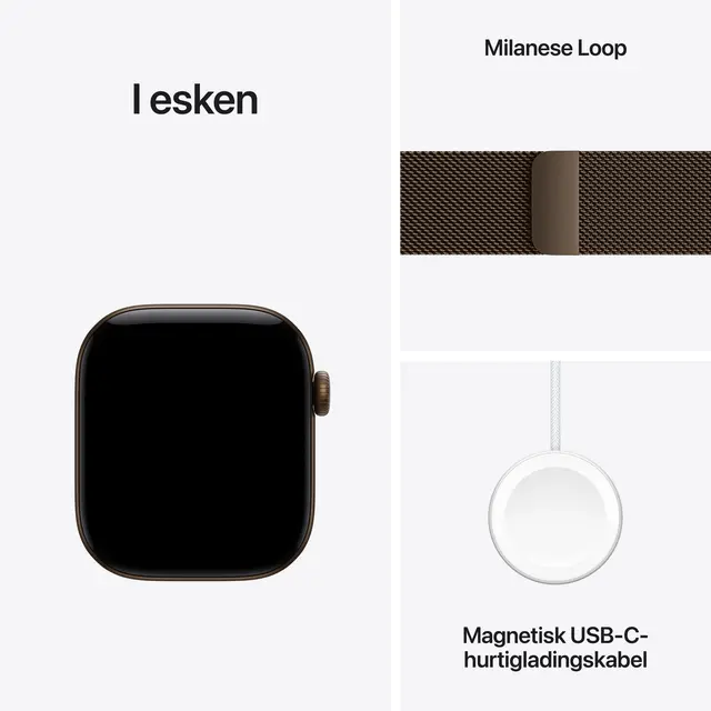Apple Watch Series 12 GPS 42mm Dark Bronze Aluminium Case with Dark Bronze M 