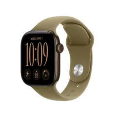 Apple Watch Series 12 GPS 42mm Dark Bronze Aluminium Case with Olive Sport Band M/L