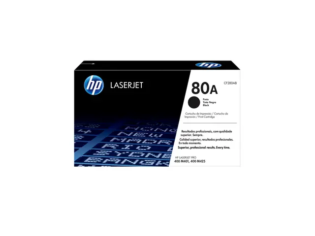 HP 80A - Svart - original - LaserJet - tonerpatron (CF280A) - for ...