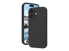 dbramante1928 Monaco - Baksidedeksel for mobiltelefon MagSafe-samsvar - silikon, plastikk - nattsvart - for Apple iPhone 17