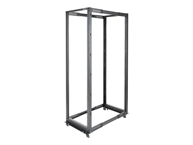 StarTech.com 42U 19" Open Frame Server Rack, 4 Post Adjustable Dep...