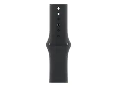 Apple - B&#229;nd for smart armb&#229;ndsur - 42mm S/M-st&#248;rrelse - svart - for Watch Herm&#232;s Series 7, Herm&#232;s Series 9, SE 3, Series 10, Series 11, Series 8, Series 9