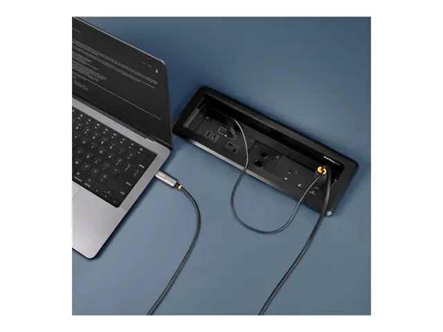 Startech 50ft (15.2m) USB-C to HDMI 2.0 Active Optical Cable, 4K 6...