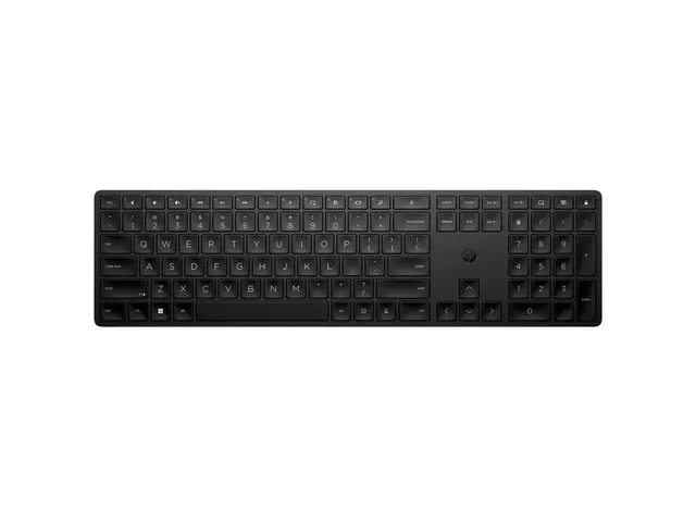HP 455 - Tastatur programmerbar trådløs 2.4 GHz Pan Nordic svart f...