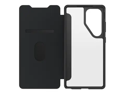 OtterBox React Series - Lommebok for mobiltelefon svart krystall - for Samsung Galaxy S25 Ultra