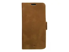 dbramante1928 Copenhagen Slim - Lommebok for mobiltelefon helnarvet lær - gyllenbrun - for Samsung Galaxy S22