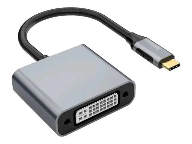 Elivi - Video adapter 24 pin USB-C (hann) til DVI-I (hunn) 5 20 V ...