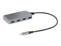 STARTECH.COM 4-Port USB-C Hub 5Gbps Bu Powered 4x USB-A Ports Optional Auxilia