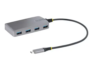 STARTECH.COM 4-Port USB-C Hub 5Gbps Bu Powered 4x USB-A Ports Optional Auxilia
