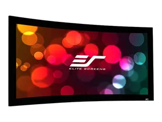 Elite Screens Lunette Series Curve235-138W Projeksjonsskjerm - veggmonterbar - 138" (351 cm) - 2.35:1 - CineWhite - svart