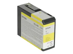 Epson T5804 - 80 ml - gul - original - blekkpatron for Stylus Pro 3800, Pro 3880