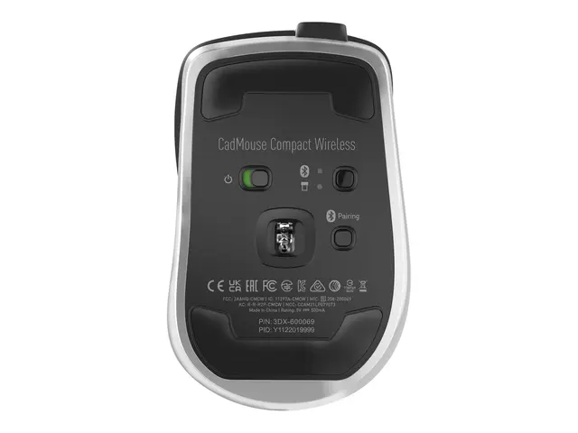 3Dconnexion CadMouse Compact Wireless - Mus ergonomisk optisk 7 kn...