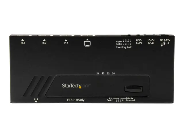 Startech 4 Port HDMI Switch - 4K with Fast Switching, Auto-Sensing...