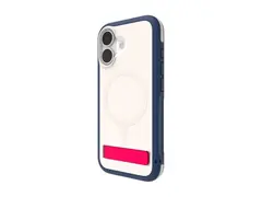 ZAGG Sedona Snap - Baksidedeksel for mobiltelefon MagSafe-samsvar - grafen - r&#248;dt lys og bl&#229; - for Apple iPhone 17