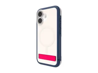 ZAGG Sedona Snap - Baksidedeksel for mobiltelefon MagSafe-samsvar - grafen - rødt lys og blå - for Apple iPhone 17