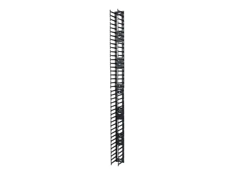 APC - Rack-kabelføringssett - svart - 42U TAA-samsvar (en pakke 2) - for P/N: SMTL2K2RM2UCLNC, SMTL3KRM2UCLNC, SRT5KRMXLT-A, SRT6KRMXLT-A, SRT8KRMXLT-A