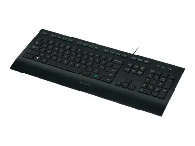 Logitech Corded K280e - Tastatur - USB - Fransk