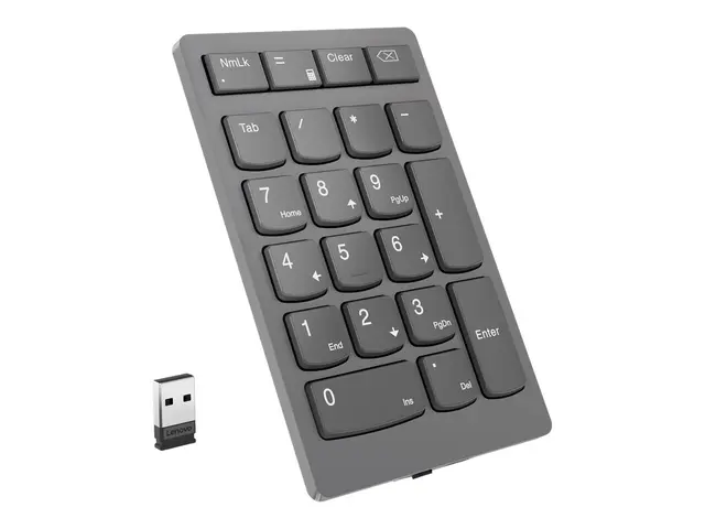 Lenovo Go Wireless Numeric Keypad - Tastegruppe trådløs 2.4 GHz ta...