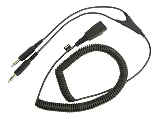 Jabra - Hodetelefonkabel - minijakk hann til Quick Disconnect hann 2 m