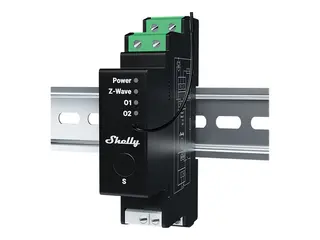 Shelly Wave Pro - Rullelukkerbryter - langdistanse trådløs - Z-Wave - 868.4 MHz, 864 MHz - svart