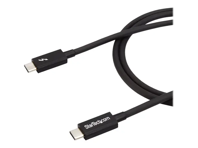 StarTech.com 1m (3.3ft) Thunderbolt 3 Cable, 20Gbps, 100W PD, 4K V...