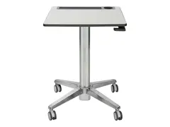 Ergotron LearnFit Short - Sitte-/ståpult mobil - rektangulær - grå, sølv