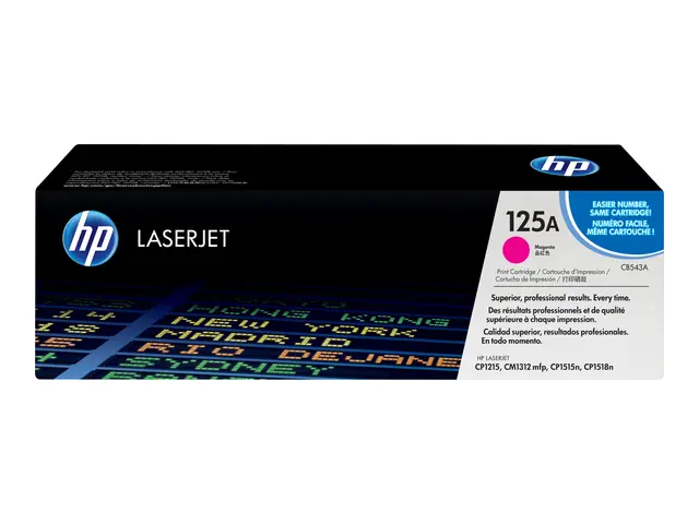 HP 125A - Magenta original LaserJet tonerpatron (CB543A) for Color...