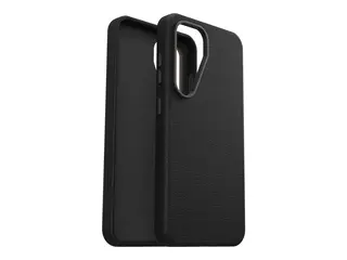 OtterBox Symmetry Series - Baksidedeksel for mobiltelefon kaktuslær - noir aske (svart) - for Samsung Galaxy S25
