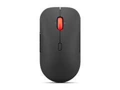 Lenovo Pro Plus 6050 - Mus - flerfunksjonsmodus optisk - 6 knapper - tr&#229;dl&#248;s - Bluetooth 5.3, 2.4 GHz - USB tr&#229;dl&#248;s mottaker - eklipsesvart - brun boks