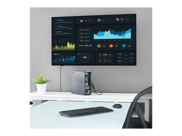 StarTech.com DisplayPort 1.2 to HDMI Adapter - 4K 30Hz Active Audi...