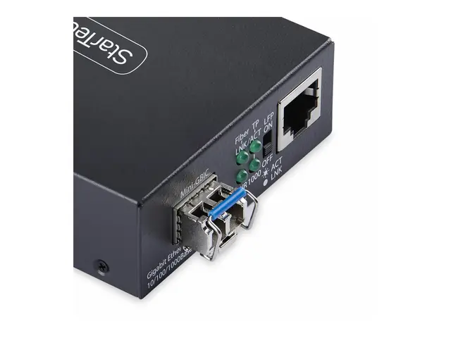 Startech - Fibermedieomformer 1GbE over fiberoptikk 10Base-T, 1000...