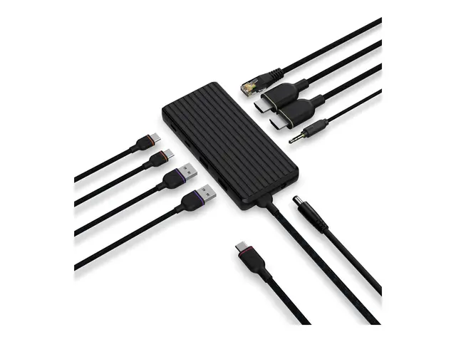 Unisynk - dokkingstasjon USB-C 2 x HDMI 1GbE