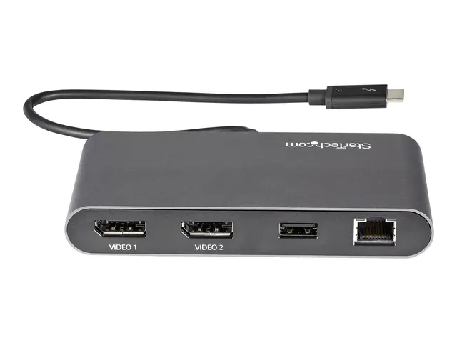 StarTech.com Thunderbolt 3 Mini Dock - Portable Dual Monitor w/ DP...