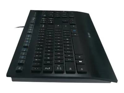 Logitech Corded K280e - Tastatur - USB - Fransk