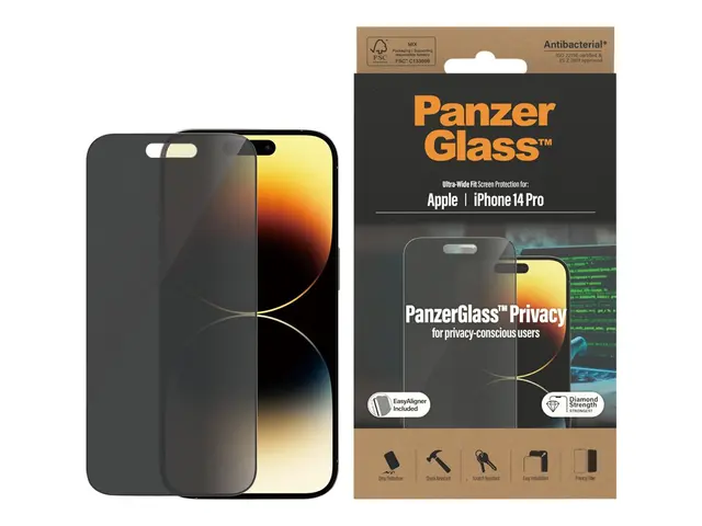 PanzerGlass - Skjermbeskyttelse for mobiltelefon ultrabred passfor...