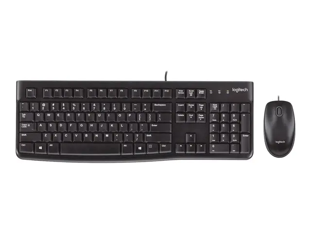 Logitech Desktop MK120 - Tastatur- og mussett - USB - US Internati...