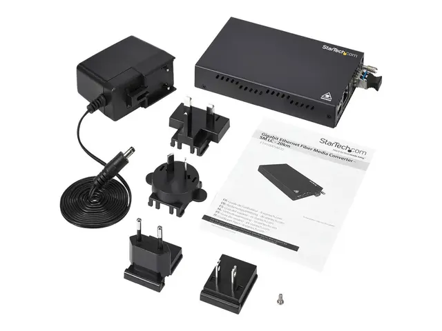 Startech Singlemode (SM) LC Fiber Media Converter for 1Gbe Network...