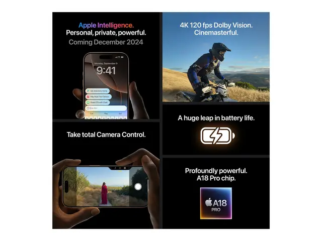 Apple iPhone 16 Pro - Ørken titanium - 128 GB Garanti 2 år 